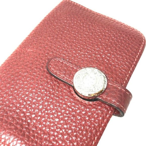 AUTHENTIC HERMES Dogon Coin Compartment coin purse Rouge - Picture 8 of 9